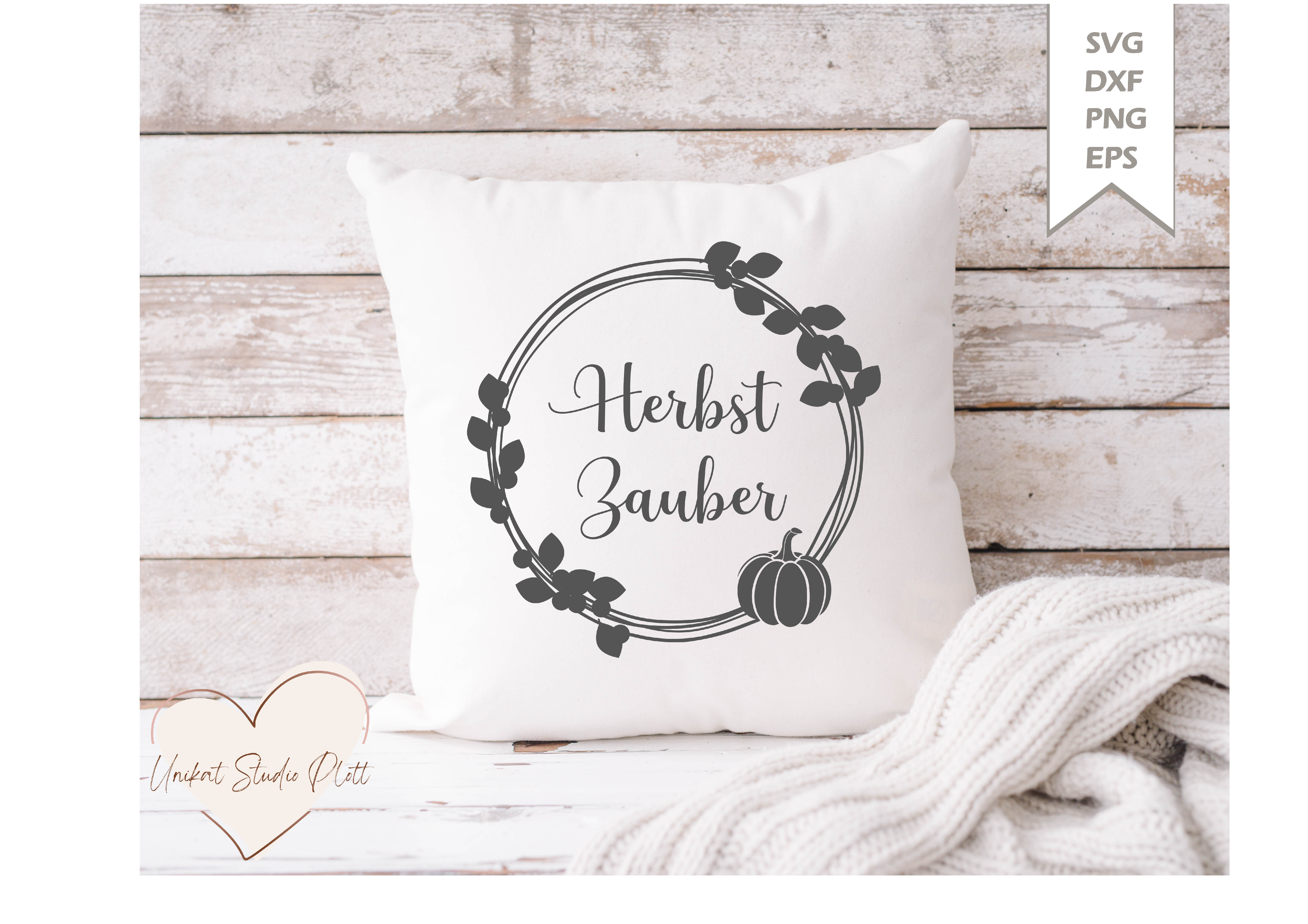 Herbstzauber Plotterdatei , Herbstliebe SVG Eps DXF PNG, Svg Herbst