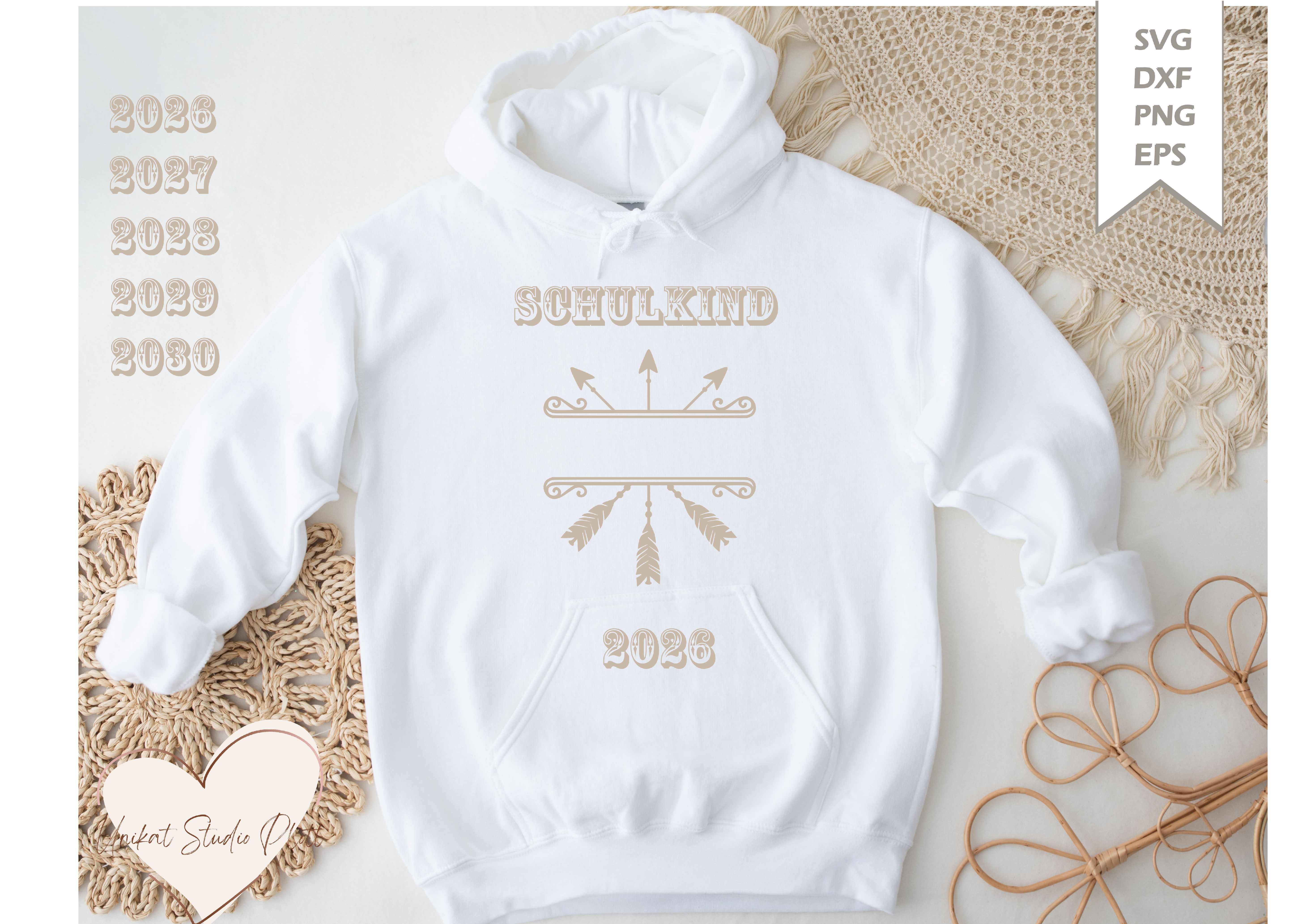 Plotterdatei Schulkind Pfeil und Bogen / Svg Schulkind/ SVG DXF PNG